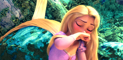 Rapunzel after crying